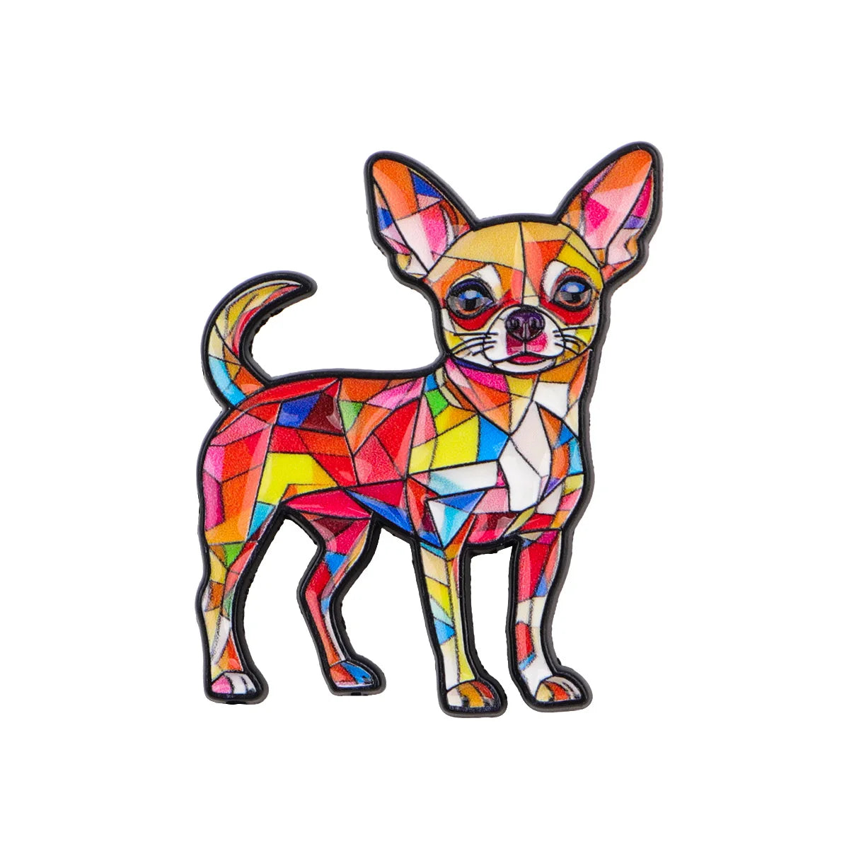 Pin's Émaillé Bouledogue, Corgi & Teckel - Broche Amoureux des Chiens