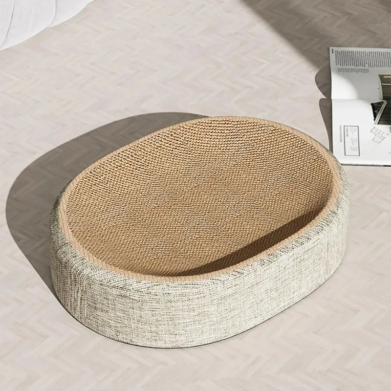 Griffoir Ovale 2 en 1 pour Chat - Repos & Griffades