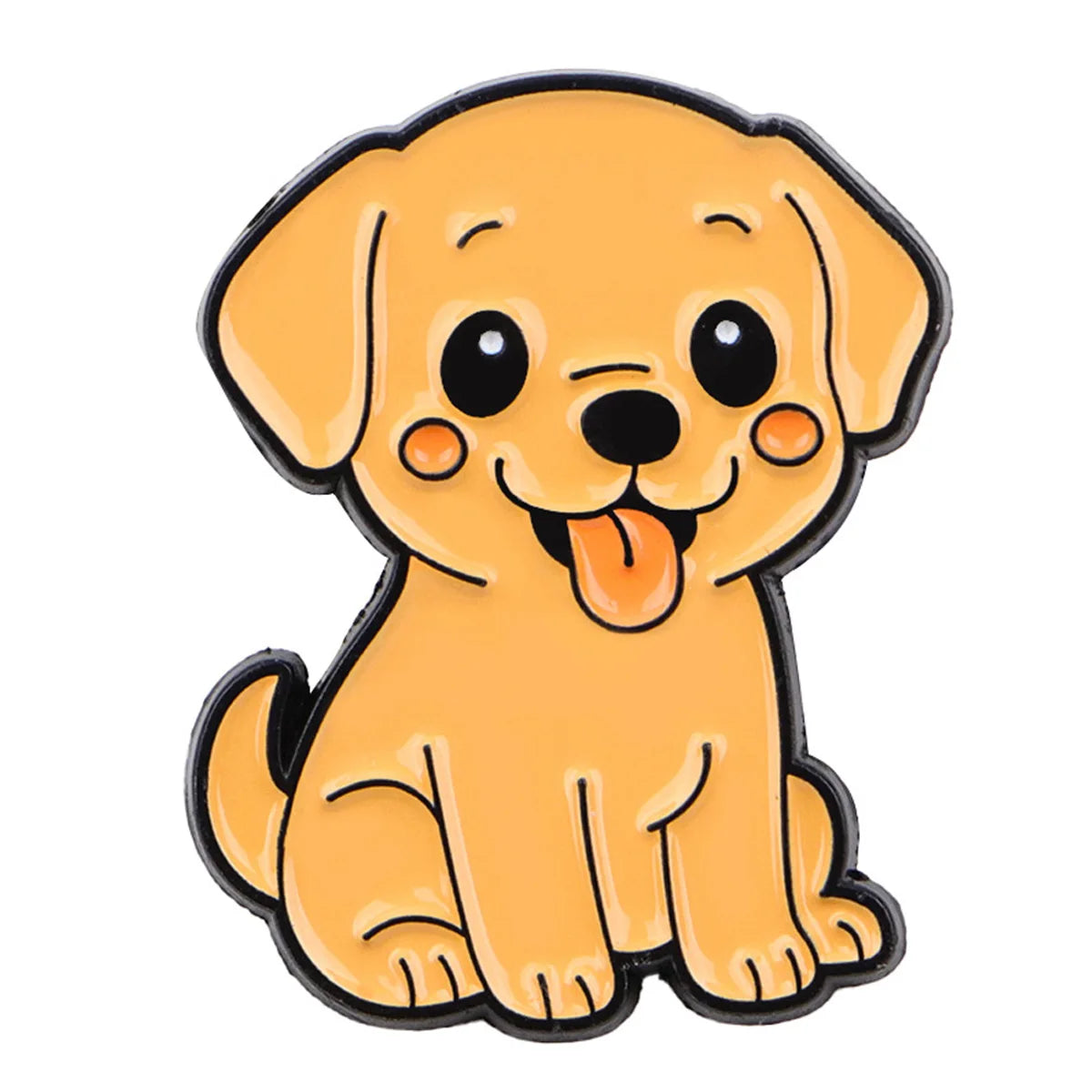 Pin's Émaillé Chien Rigolo - Broche Corgi & Bulldog pour Amoureux des Chiens