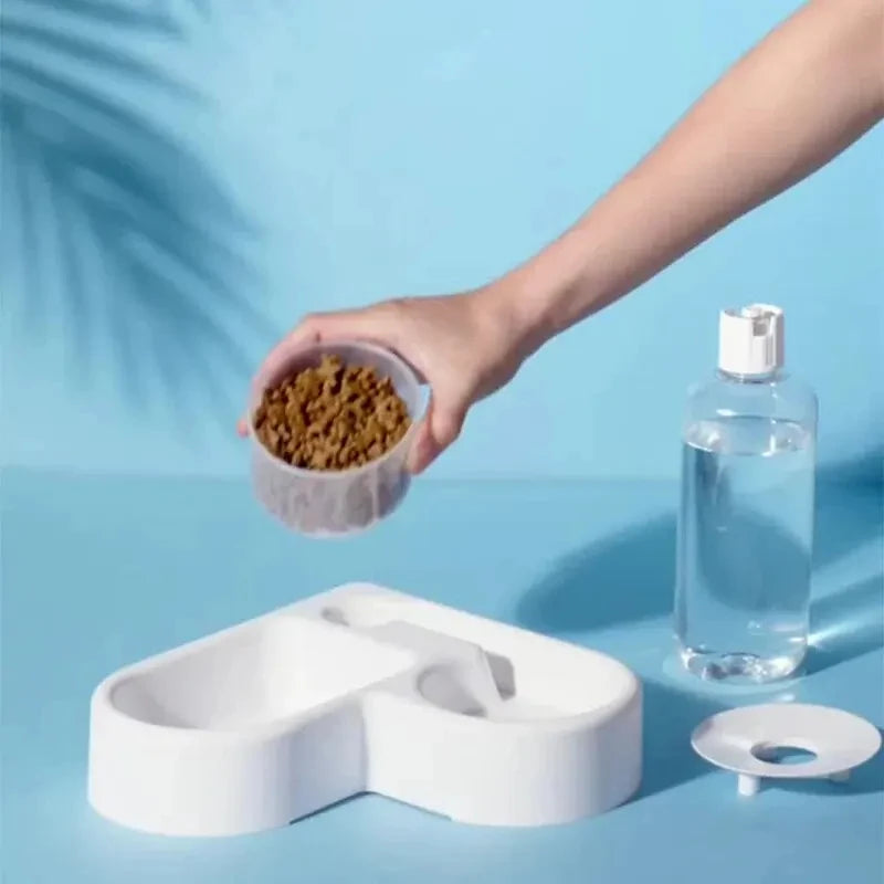 Gamelle 2 en 1 – Eau et Repas Sans Prise de Tête