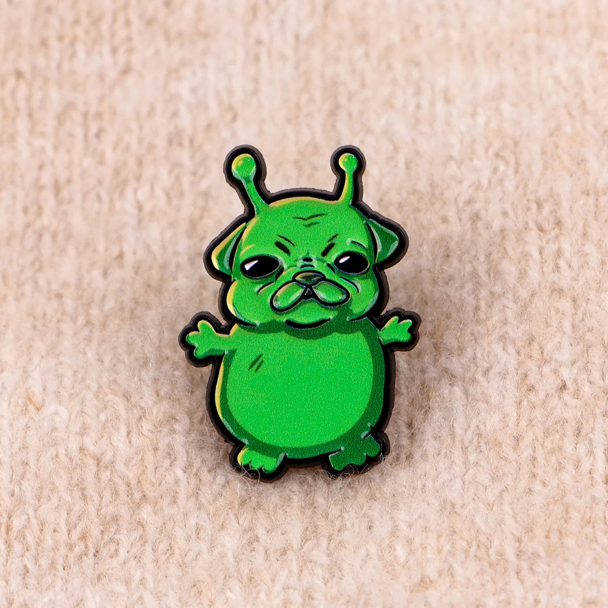 Pin's Émaillé Bouledogue, Corgi & Teckel - Broche Amoureux des Chiens