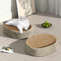 Griffoir Ovale 2 en 1 pour Chat - Repos & Griffades