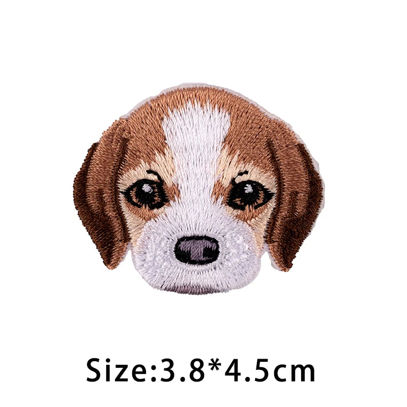 Écusson Brodé Chien Kawaii à Repasser - Border Collie & Berger