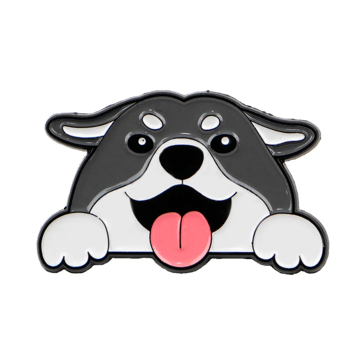 Pin's Émaillé Chien Rigolo - Broche Corgi & Bulldog pour Amoureux des Chiens