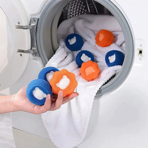 Boules Attrape-Poils pour Machine à Laver – Lot Réutilisable