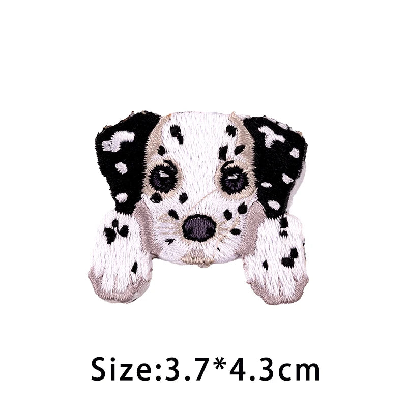 Écusson Brodé Chien Kawaii à Repasser - Border Collie & Berger