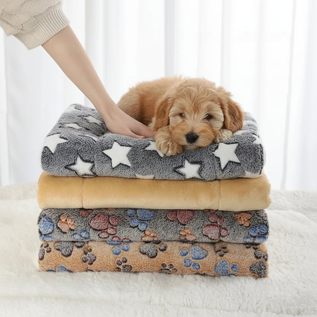 Tapis Douillet en Flanelle pour Chien