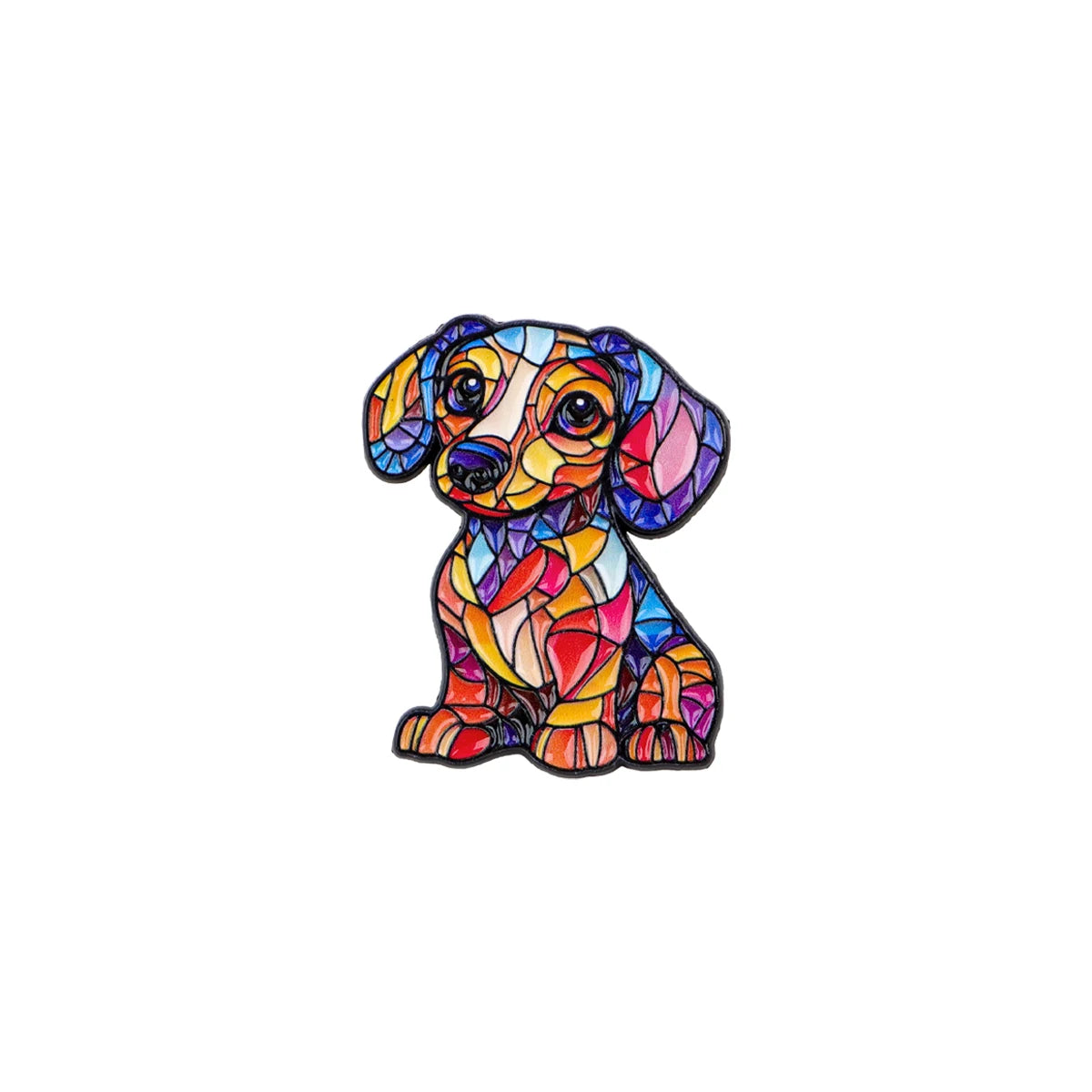 Pin's Émaillé Bouledogue, Corgi & Teckel - Broche Amoureux des Chiens