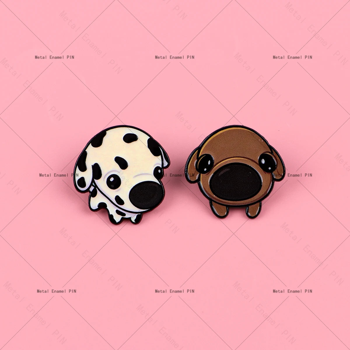 Pin's Émaillé Bouledogue, Corgi & Teckel - Broche Amoureux des Chiens